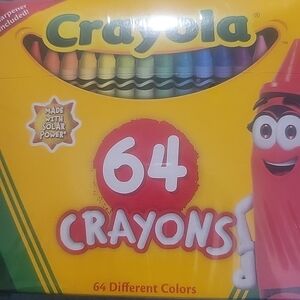 Crayola Crayons 64 count with build in Sharpener (3pack)